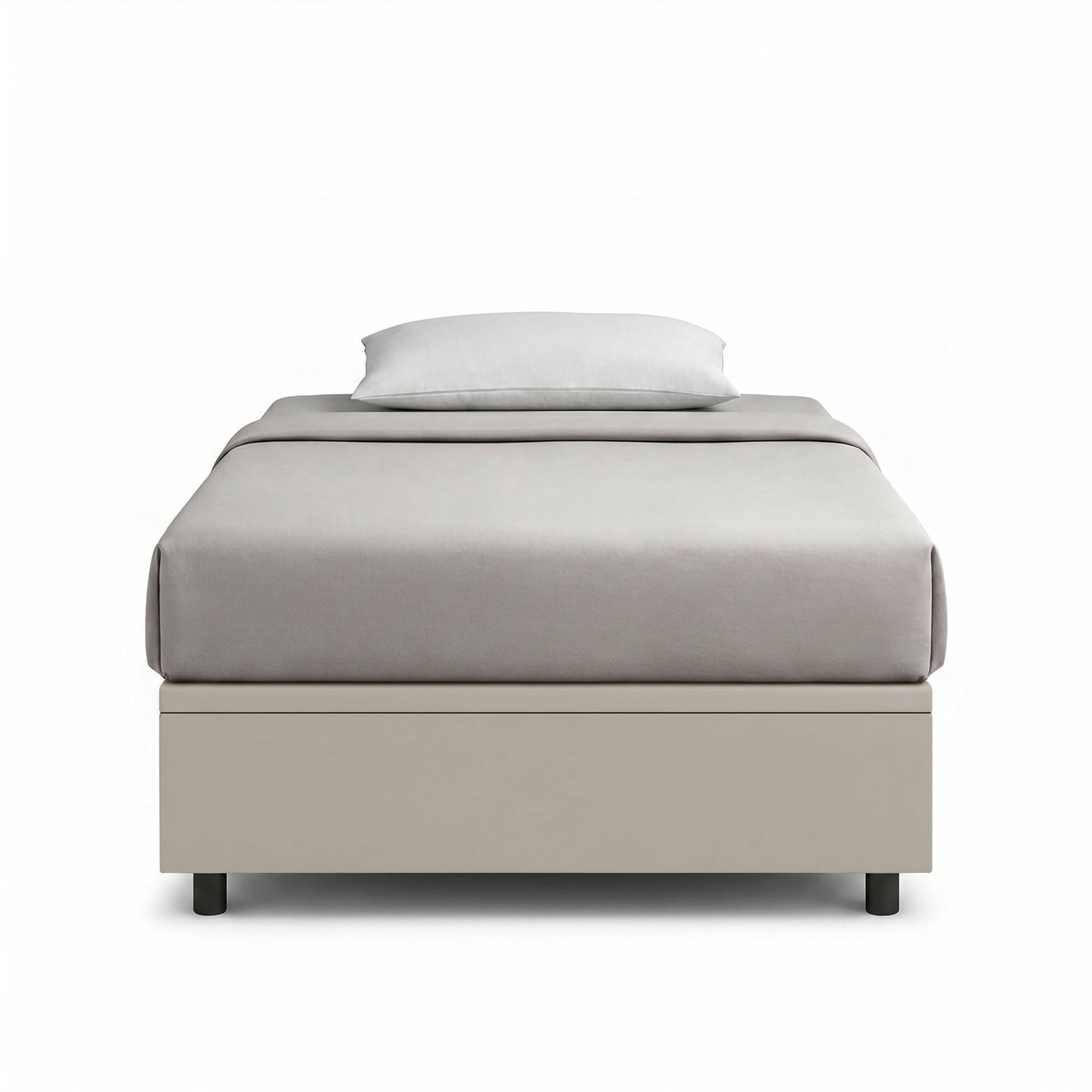 Letto Scrigno Tortora frontale