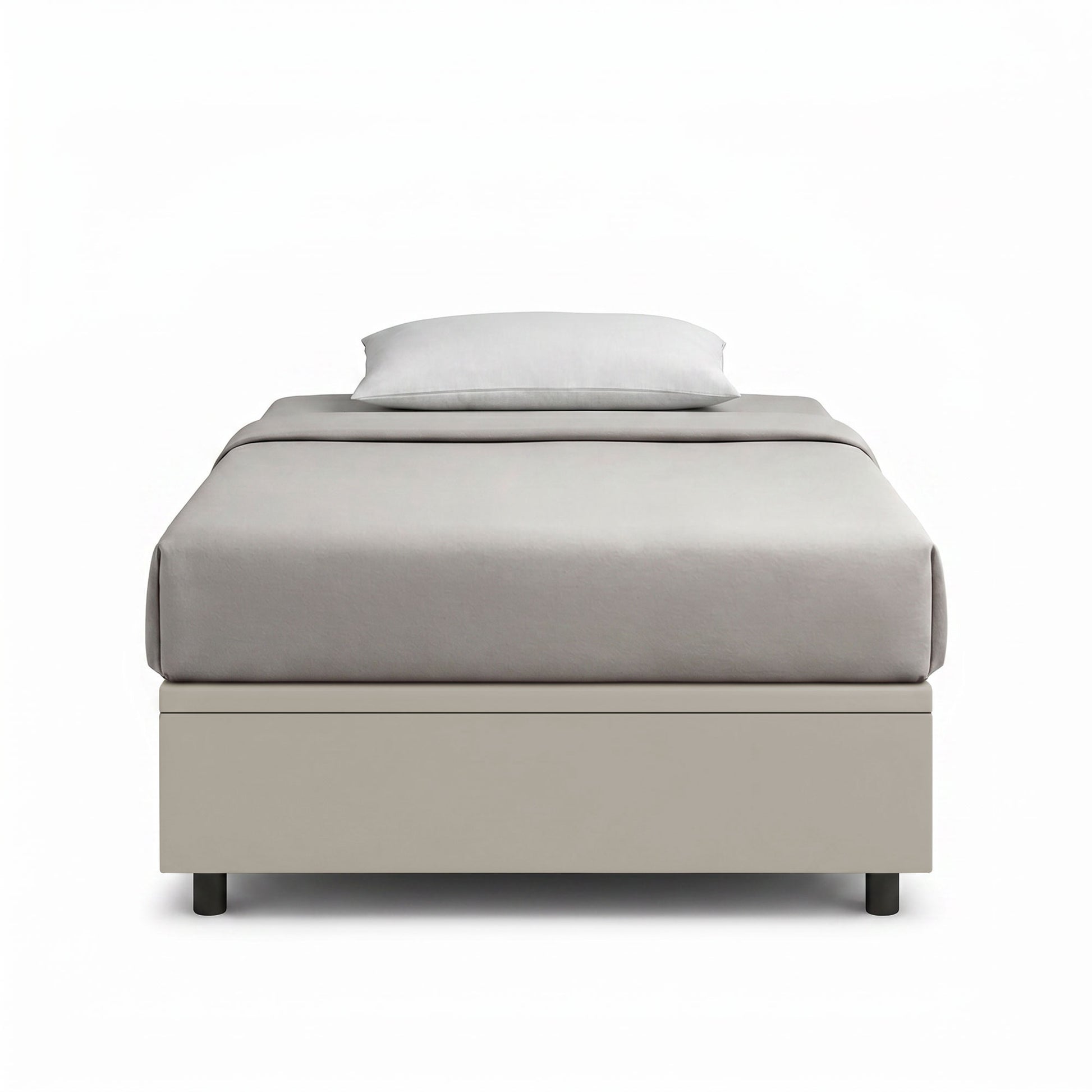 Letto Scrigno Tortora frontale