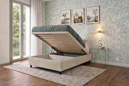 Letto Scrigno Sabbia contenitore aperto