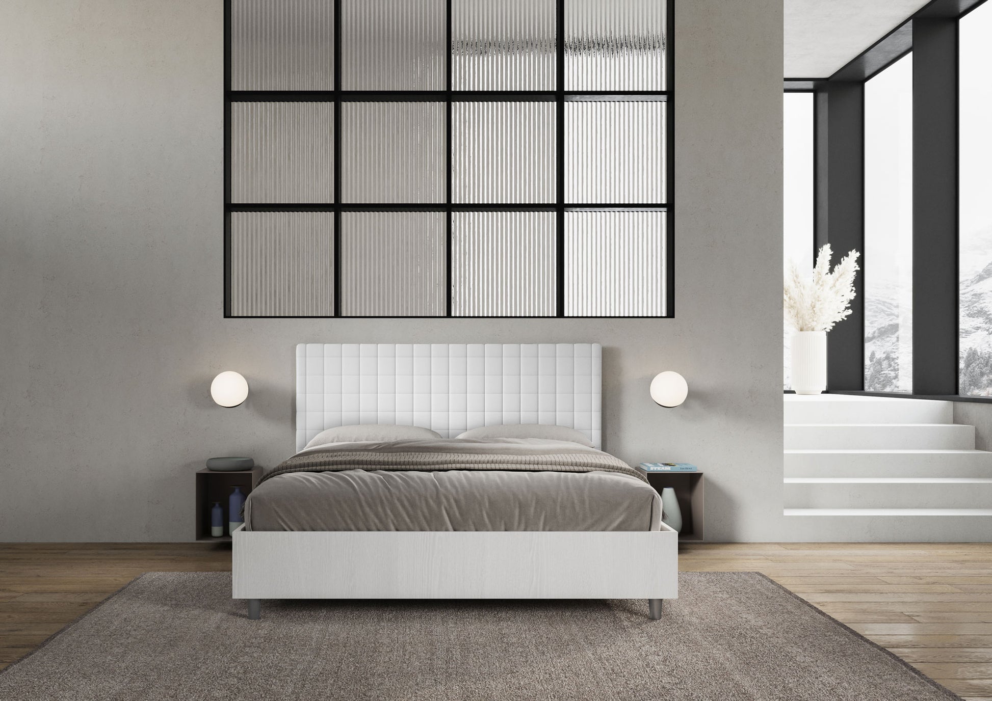 Letto Brezza Bianco - ambientato