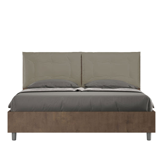 Letto Eco Annalisa Noce – Testata Cappuccino - JoyShop Materassi 1