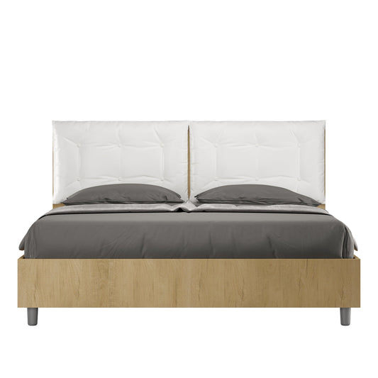 Letto Eco Annalisa Quercia – Testata Bianco - JoyShop Materassi 1