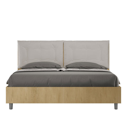 Letto Eco Annalisa Quercia – Testata Tortora - JoyShop Materassi 1