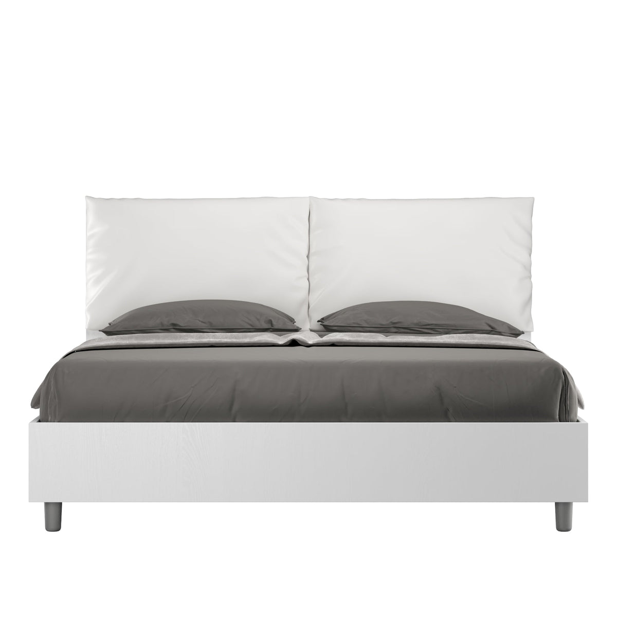 Letto Eco Antea Bianco Frassino – Testata Bianco - JoyShop Materassi 1