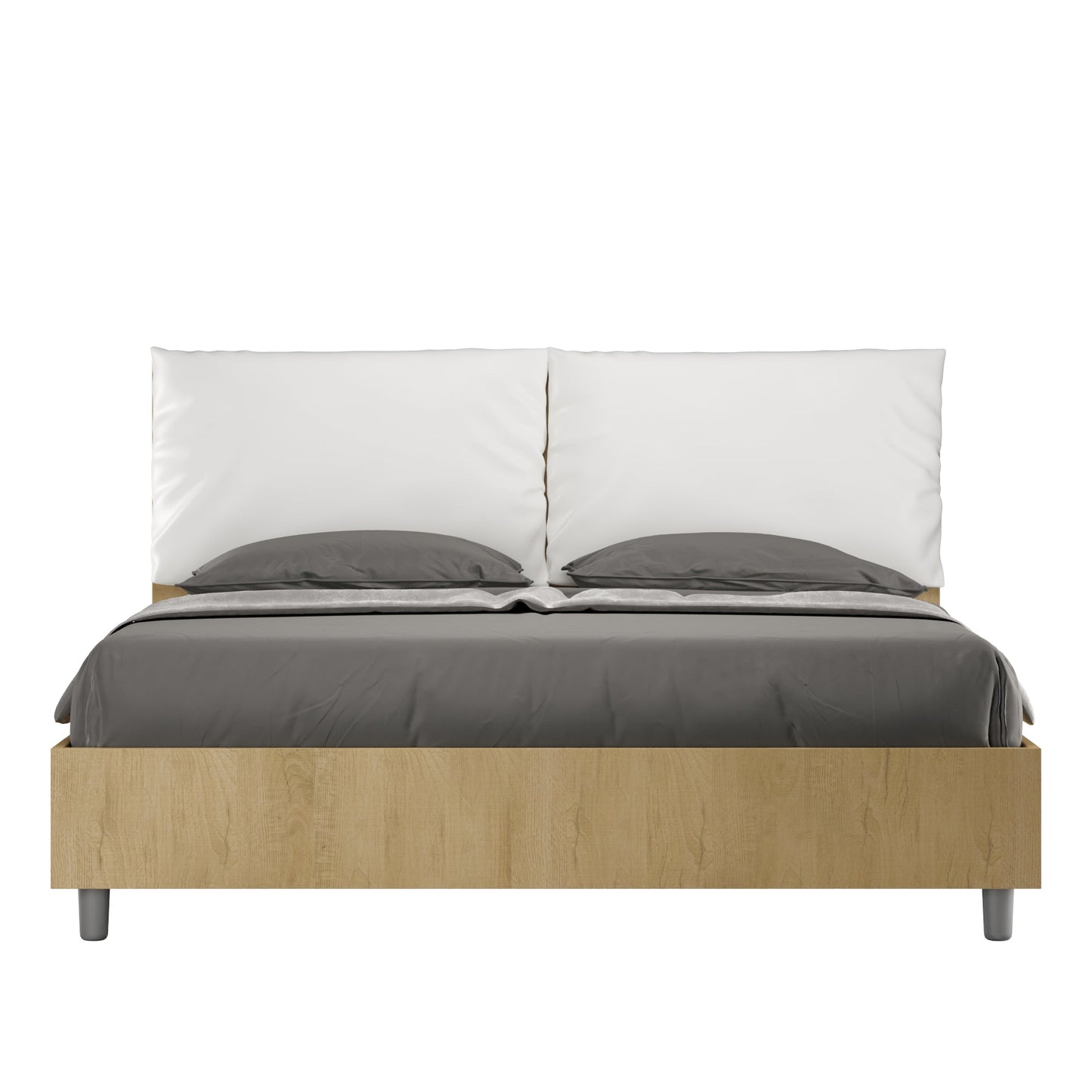 Letto Eco Antea Quercia – Testata Bianco - JoyShop Materassi 1