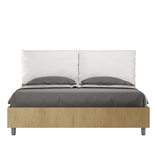 Letto Eco Antea Quercia – Testata Bianco - JoyShop Materassi 1