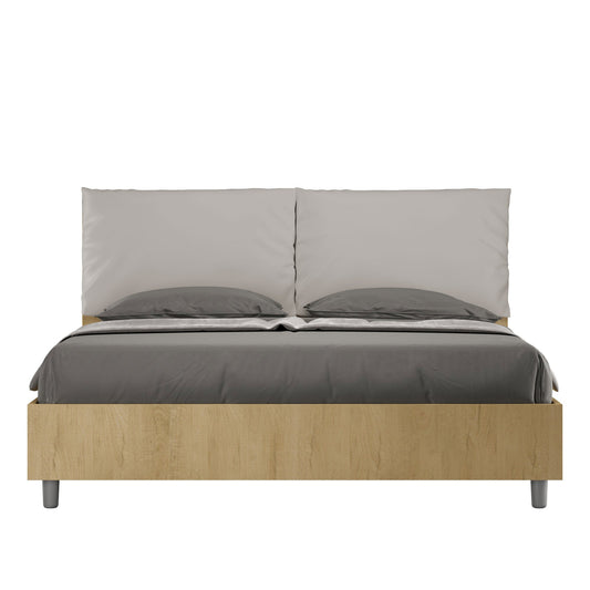 Letto Eco Antea Quercia – Testata Tortora - JoyShop Materassi 1