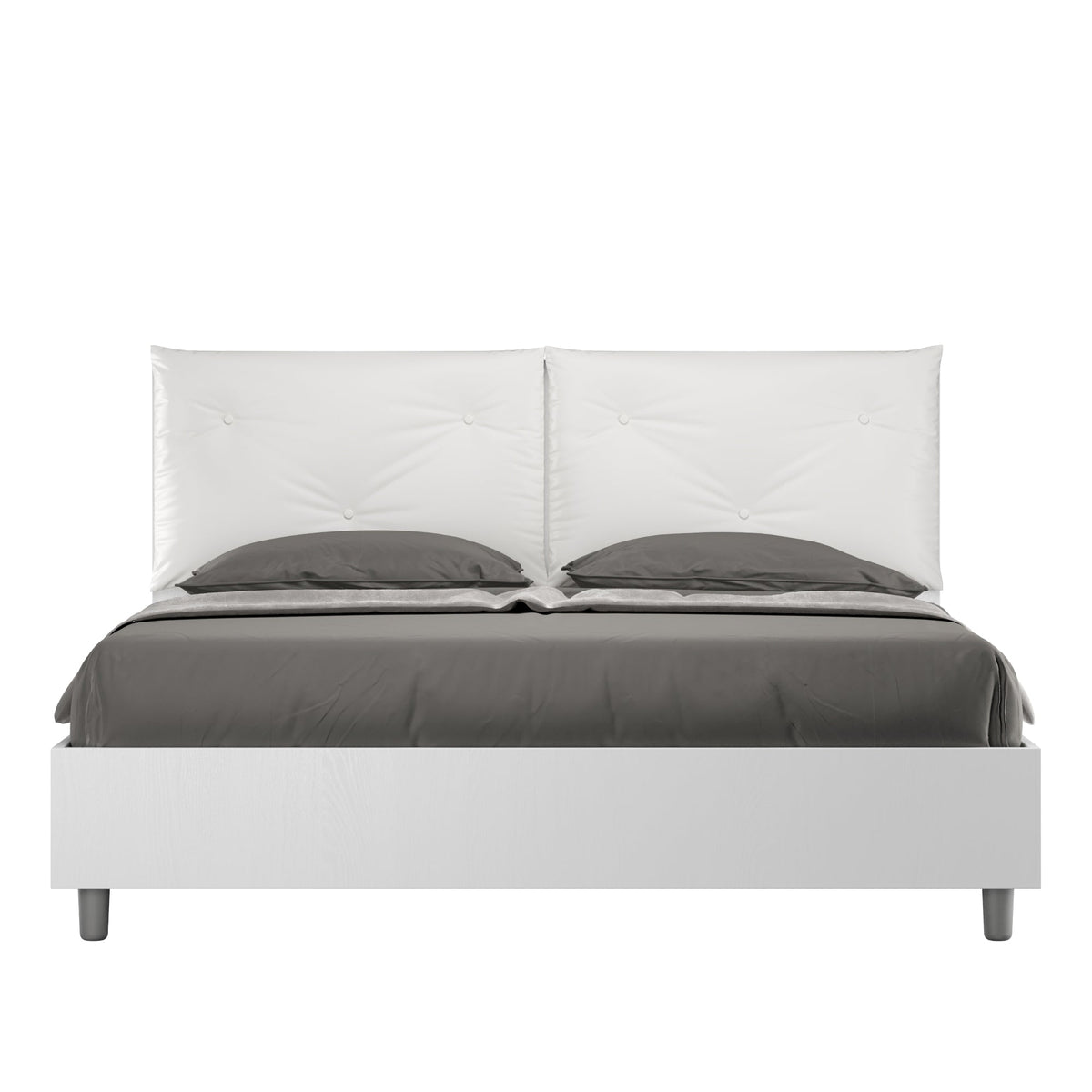 Letto Eco Appia Bianco Frassino – Testata Bianco - JoyShop Materassi 1