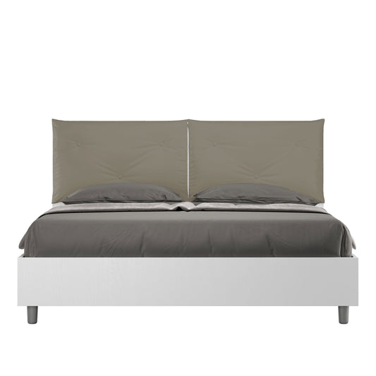 Letto Eco Appia Bianco Frassino – Testata Cappuccino - JoyShop Materassi 1