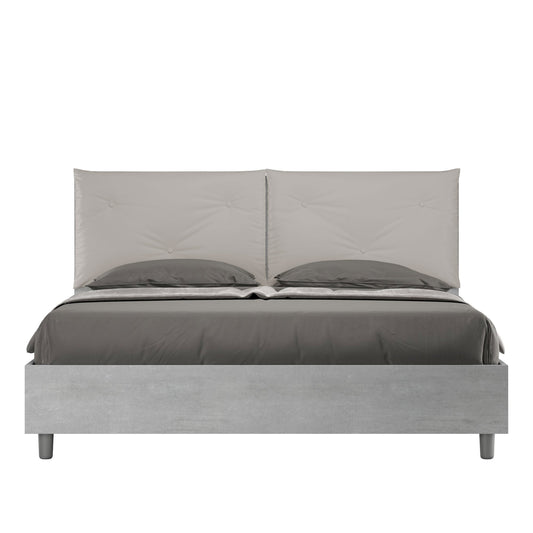 Letto Eco Appia Cemento – Testata Tortora - JoyShop Materassi 1