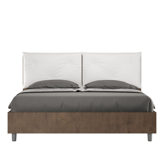 Letto Eco Appia Noce – Testata Bianco - JoyShop Materassi 1
