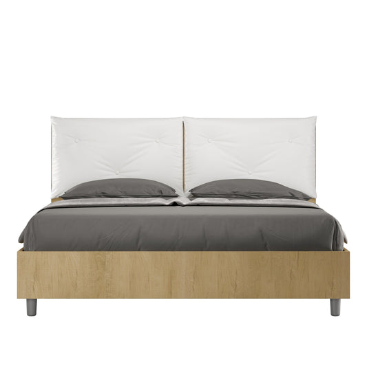 Letto Eco Appia Quercia – Testata Bianco - JoyShop Materassi 1