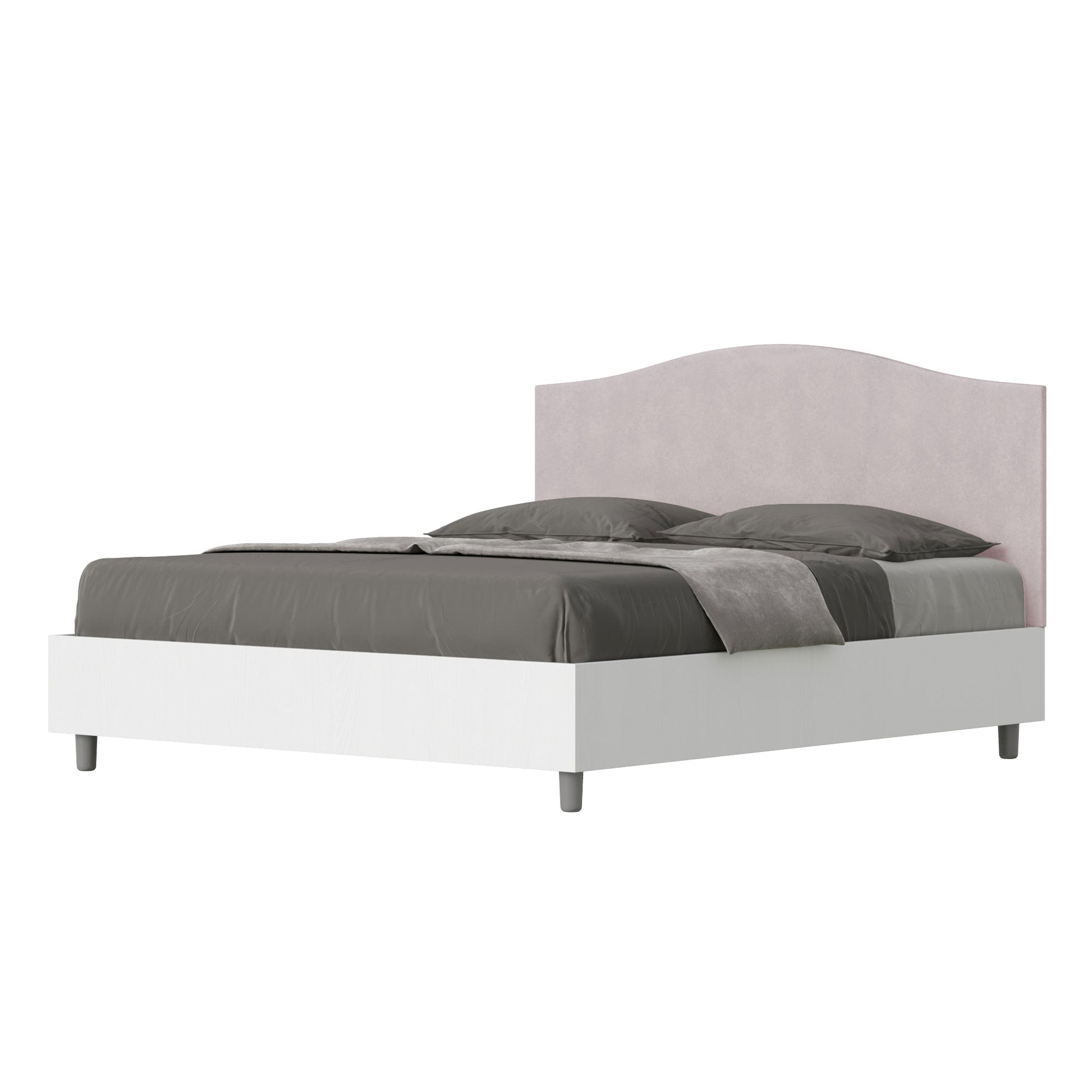 Letto Serena Viola - vista sfondo bianco