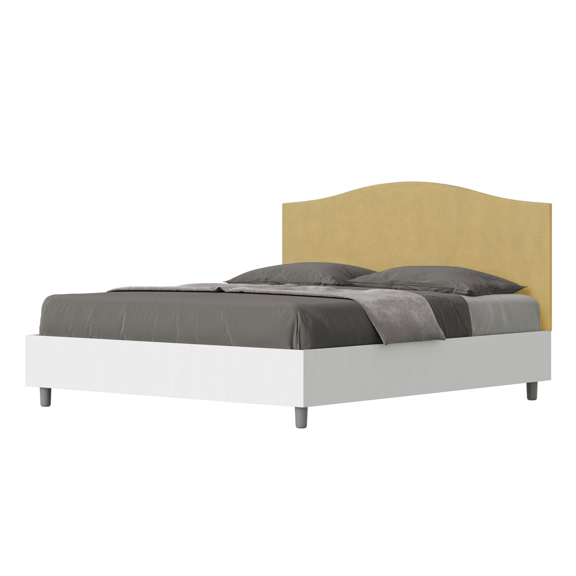 Letto Serena Giallo - vista sfondo bianco