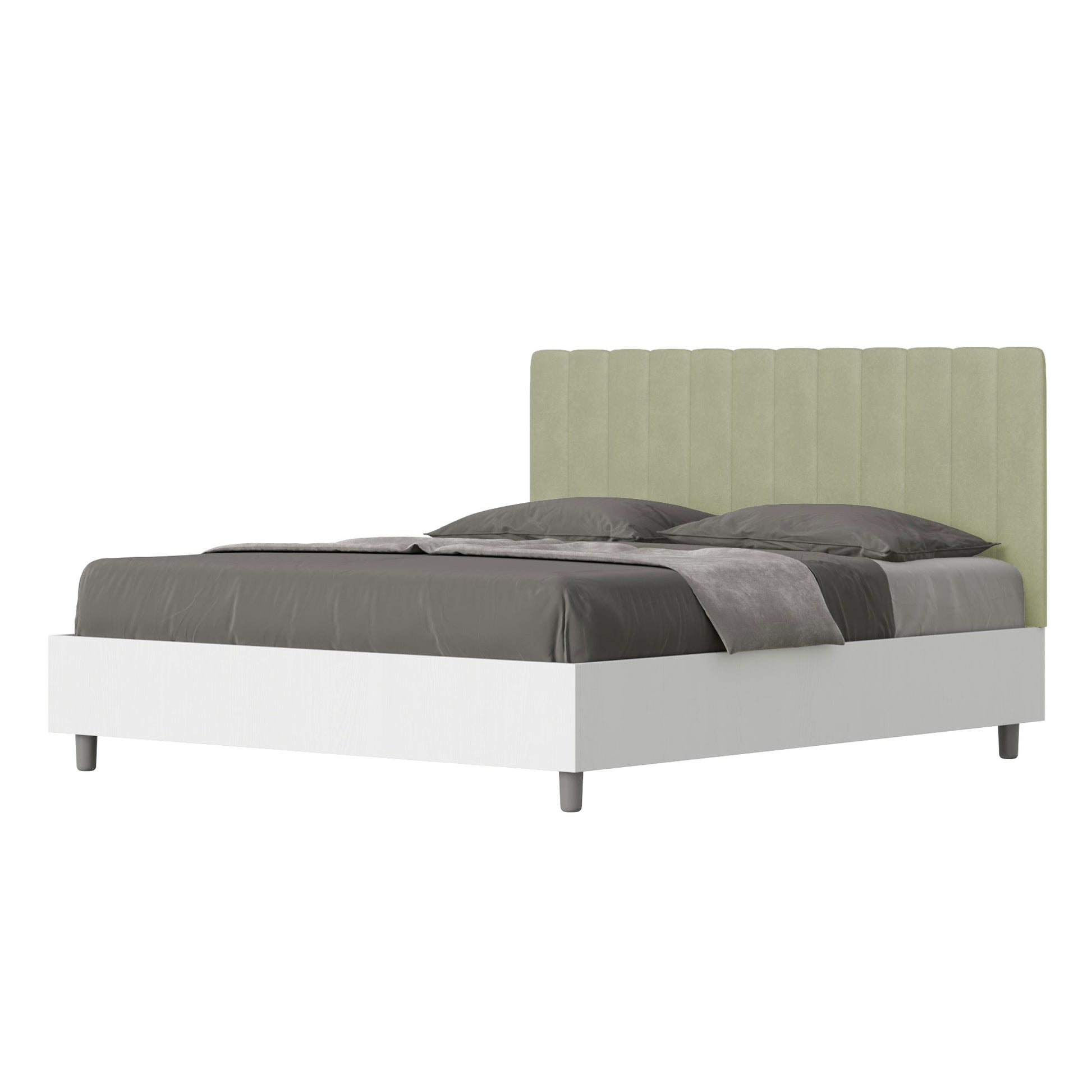 Letto Kira Verde - vista sfondo bianco