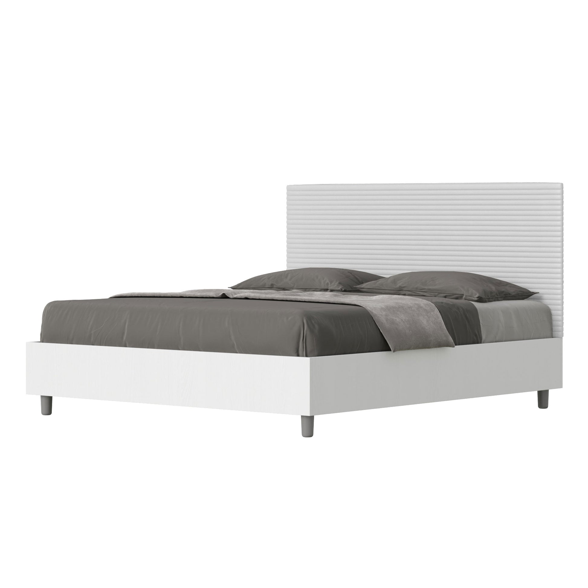 Letto Linea Bianco - vista sfondo bianco