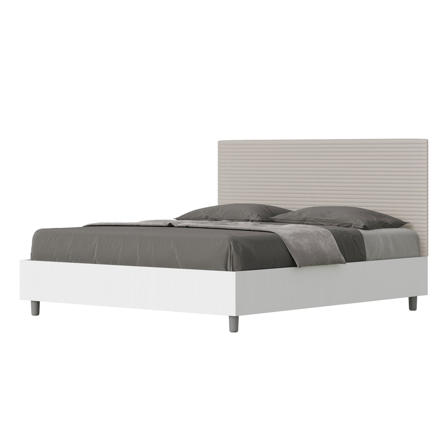 Letto Linea Tortora - vista sfondo bianco