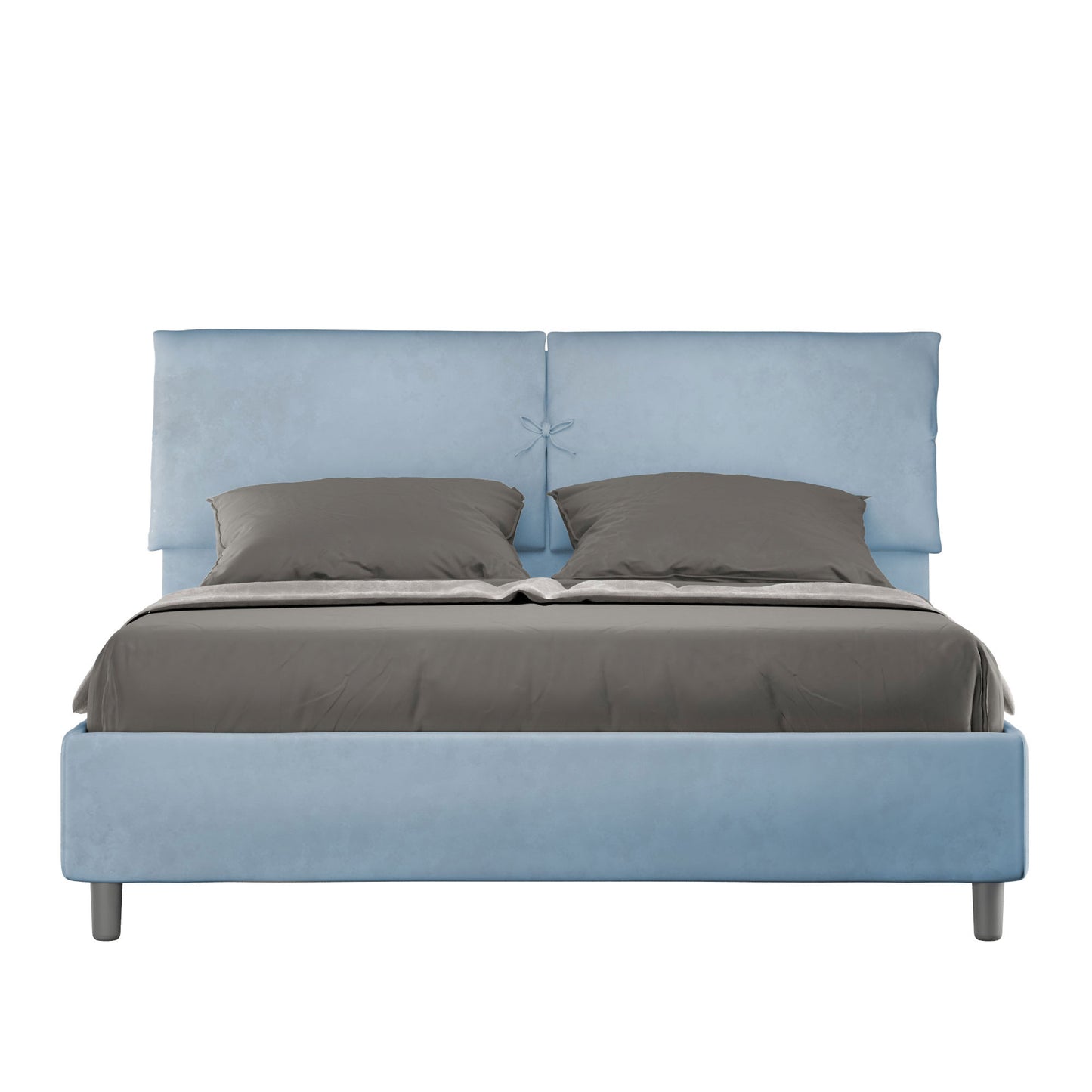 Letto Mira Azzurro - vista sfondo bianco