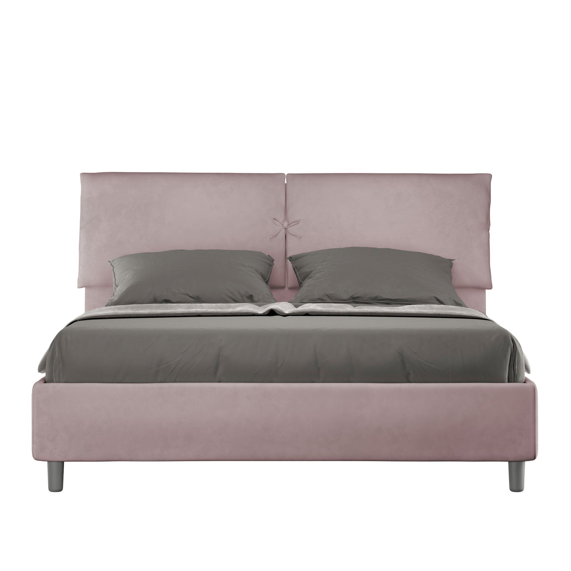 Letto Mira Viola - vista sfondo bianco