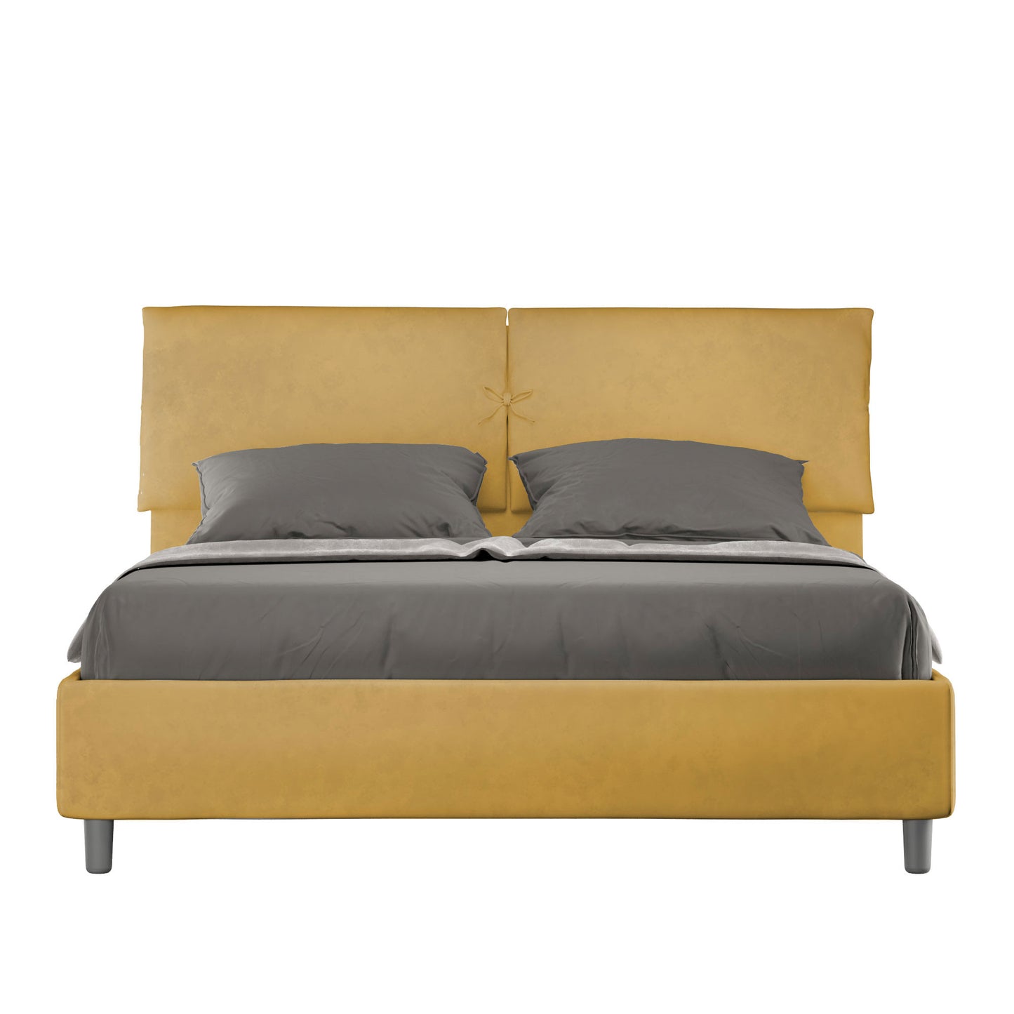 Letto Mira Giallo - vista sfondo bianco