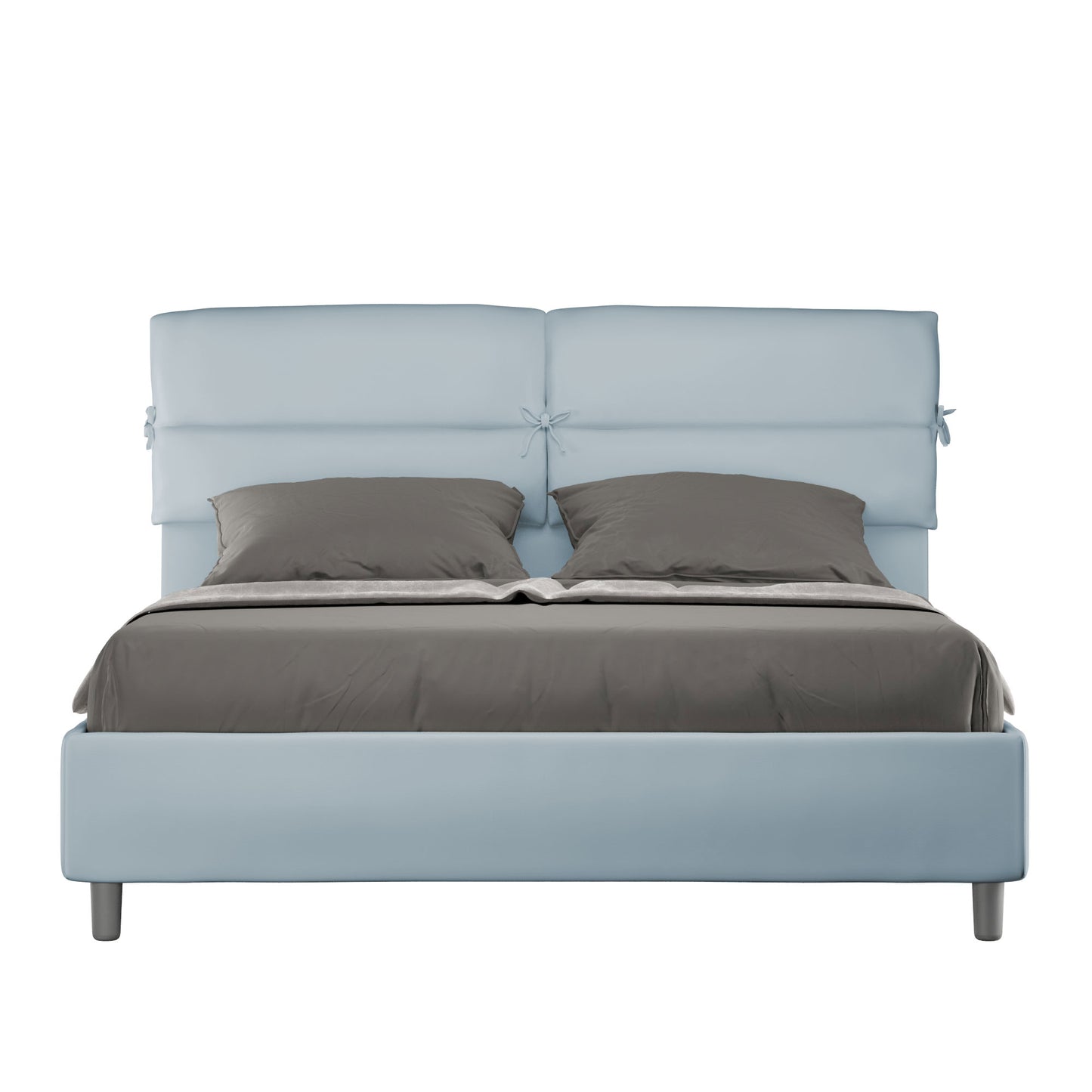 Letto Nova Azzurro - vista sfondo bianco