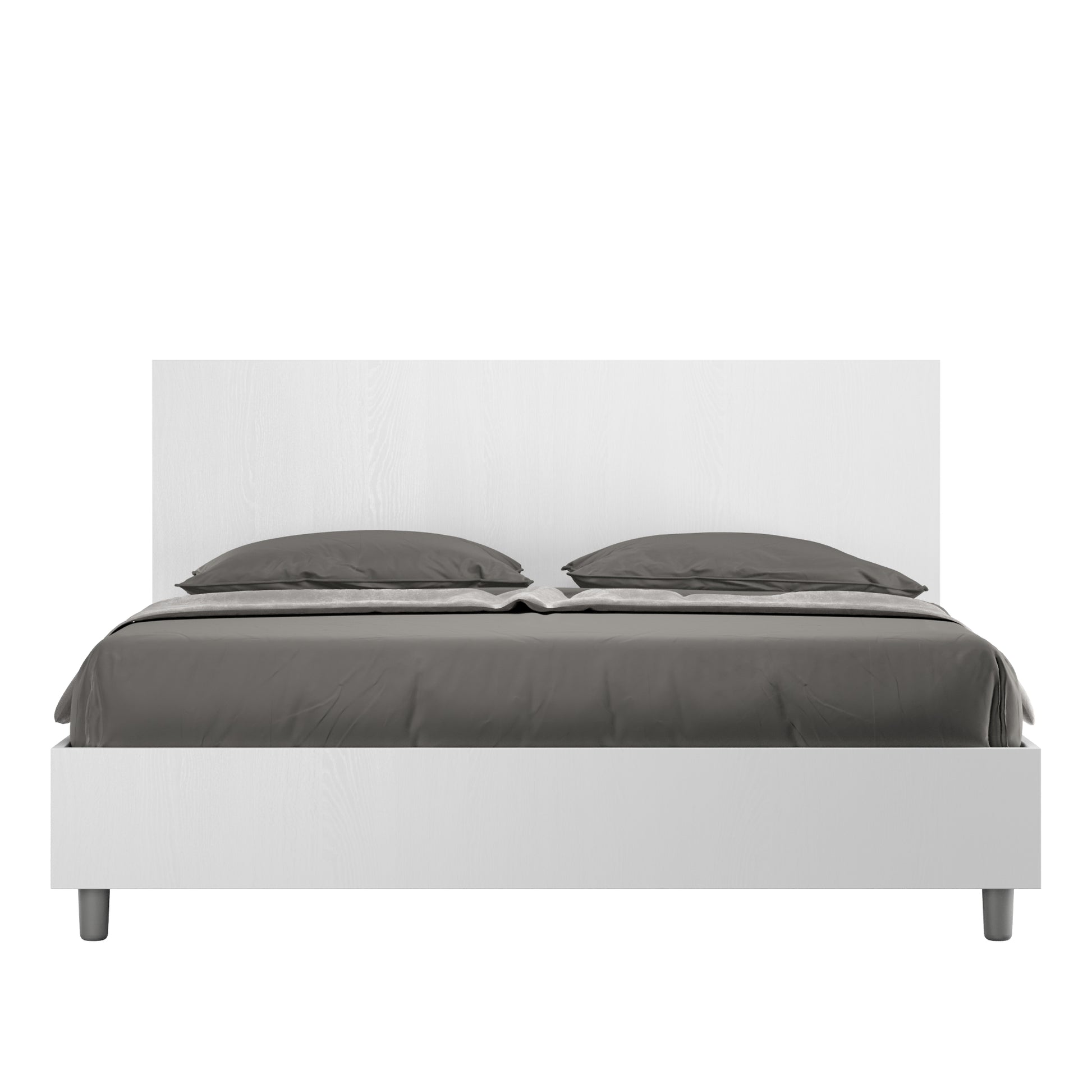 Letto Neo Bianco Frassino - vista sfondo bianco