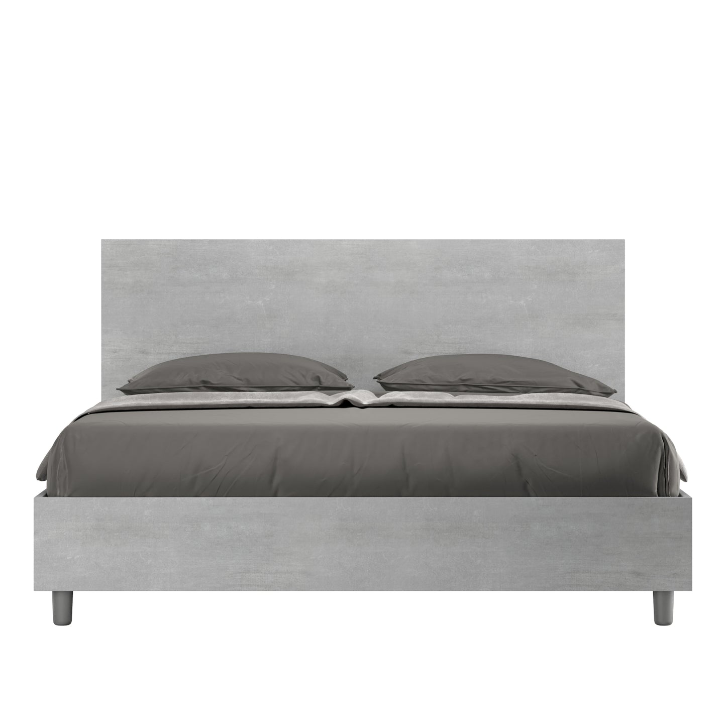 Letto Neo Cemento - vista sfondo bianco