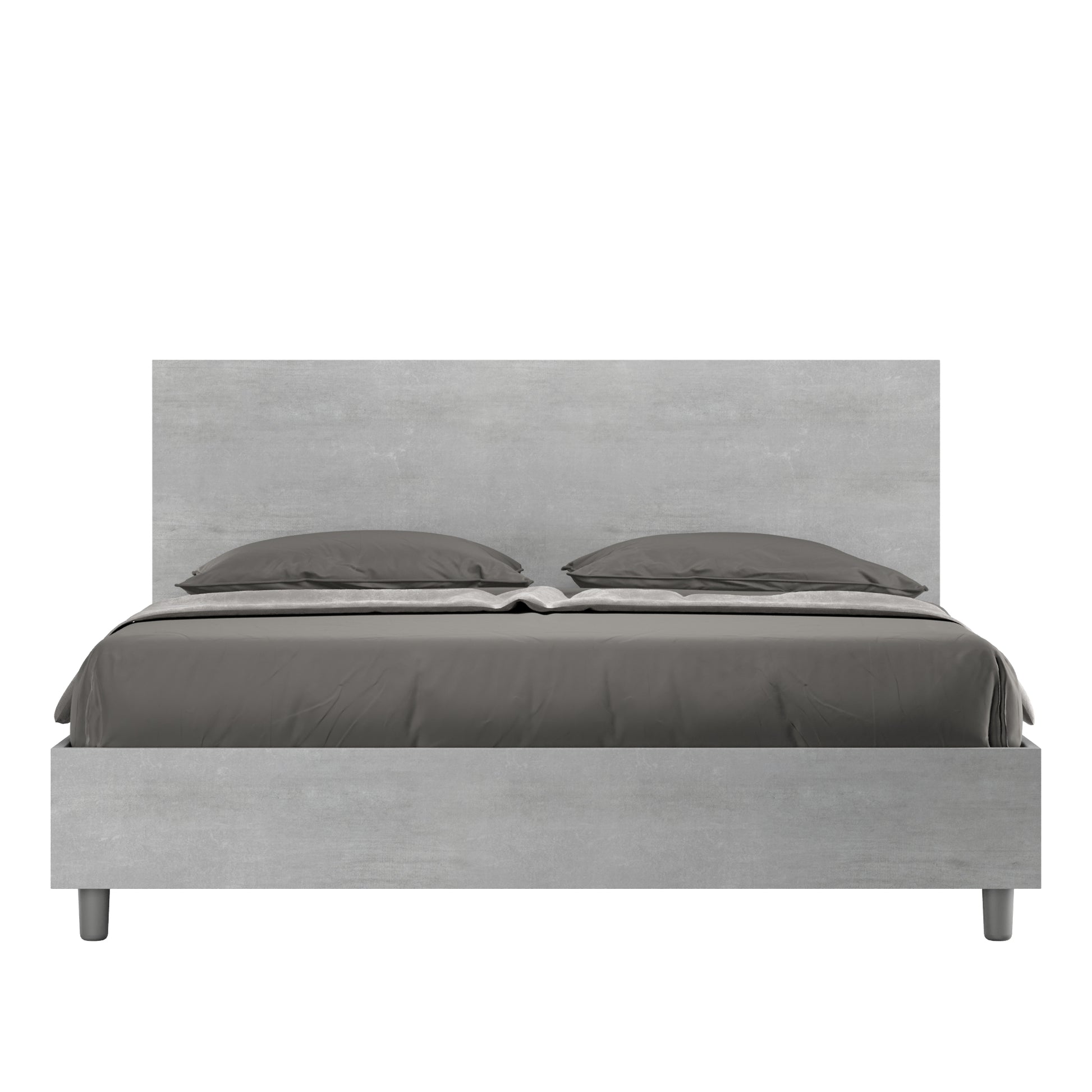 Letto Neo Cemento - vista sfondo bianco