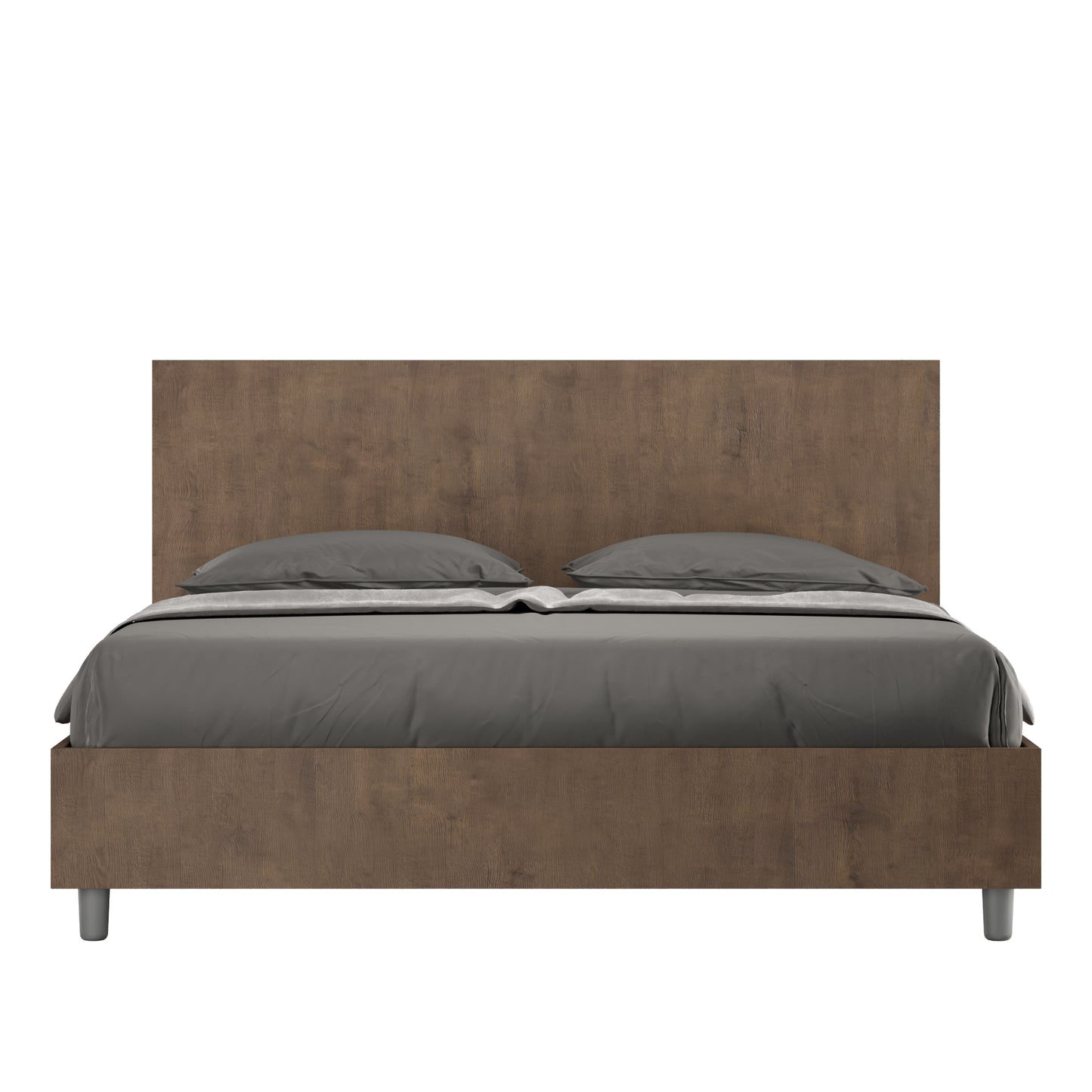 Letto Neo Noce - vista sfondo bianco