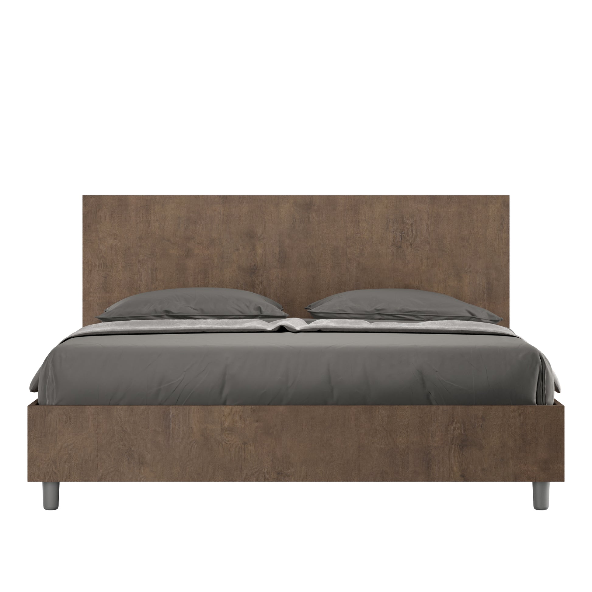 Letto Neo Noce - vista sfondo bianco