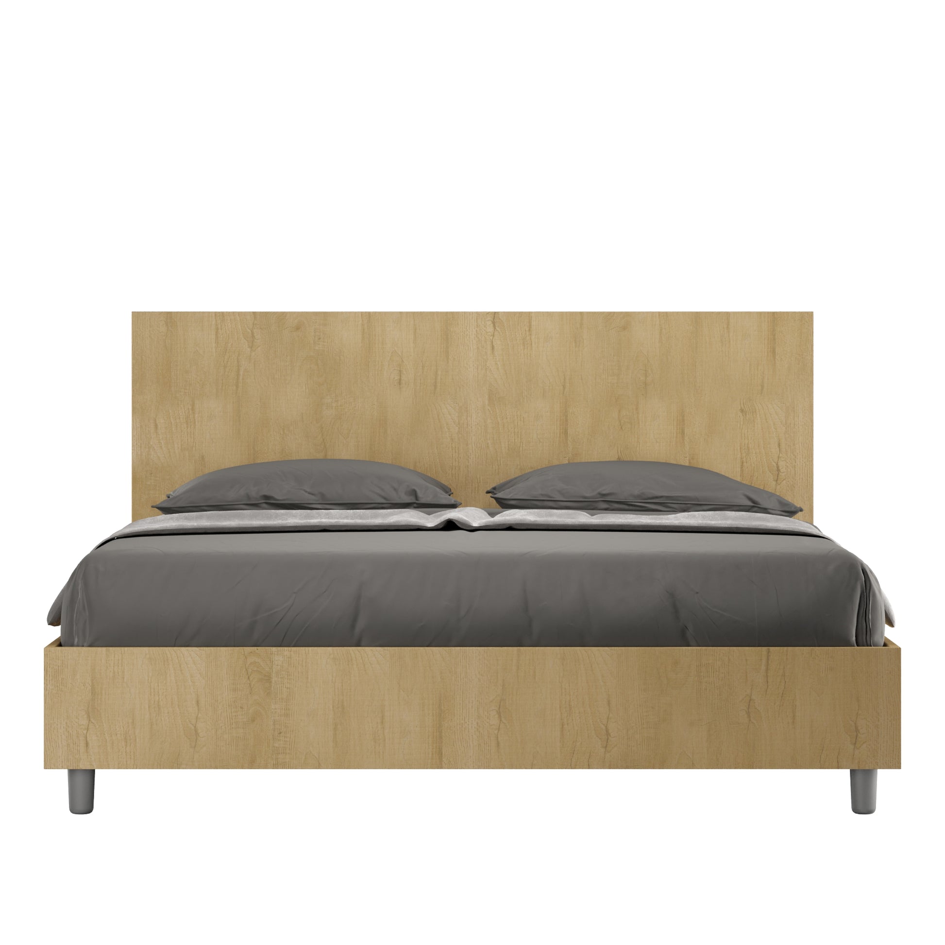 Letto Neo Quercia - vista sfondo bianco