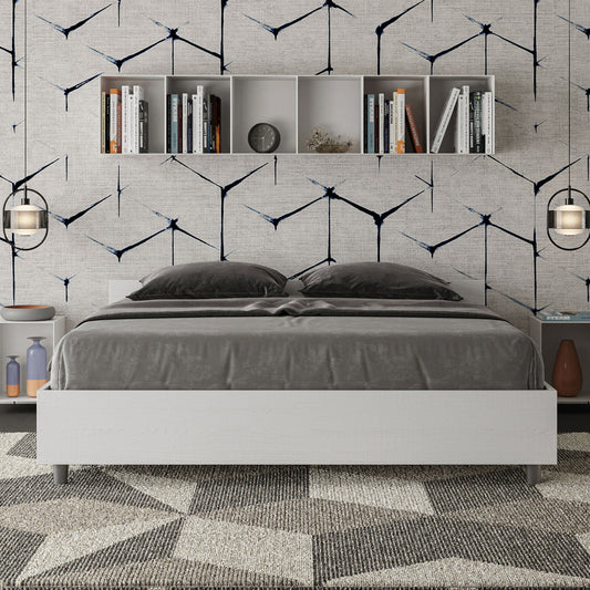 Letto Nuvola Bianco Frassino – Nobilitato, Senza Rete Con Rete o Contenitore - JoyShop Materassi 1
