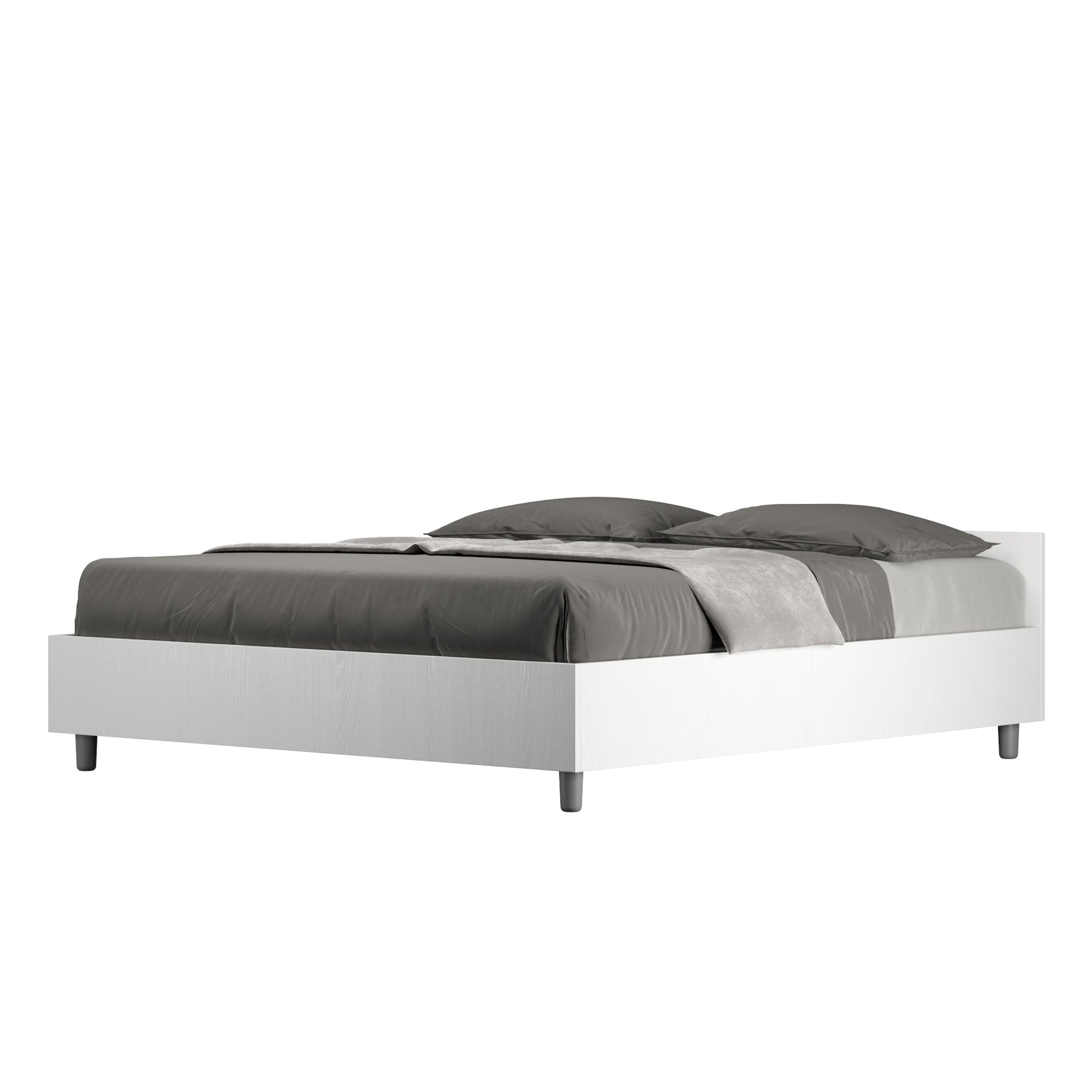 Letto Nuvola Bianco Frassino – Nobilitato, Senza Rete Con Rete o Contenitore - JoyShop Materassi 3