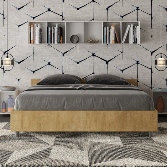Letto Nuvola Quercia – Nobilitato, Senza Rete Con Rete o Contenitore - JoyShop Materassi 1