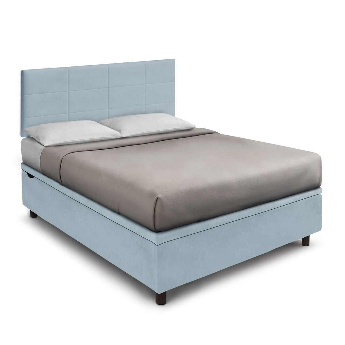 Letto Scrigno Azzurro – Contenitore Imbottito, Testata a Scelta - JoyShop Materassi 8