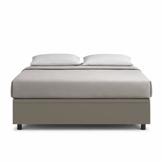 Letto Scrigno Cappuccino – Contenitore Imbottito, Testata a Scelta - JoyShop Materassi 1