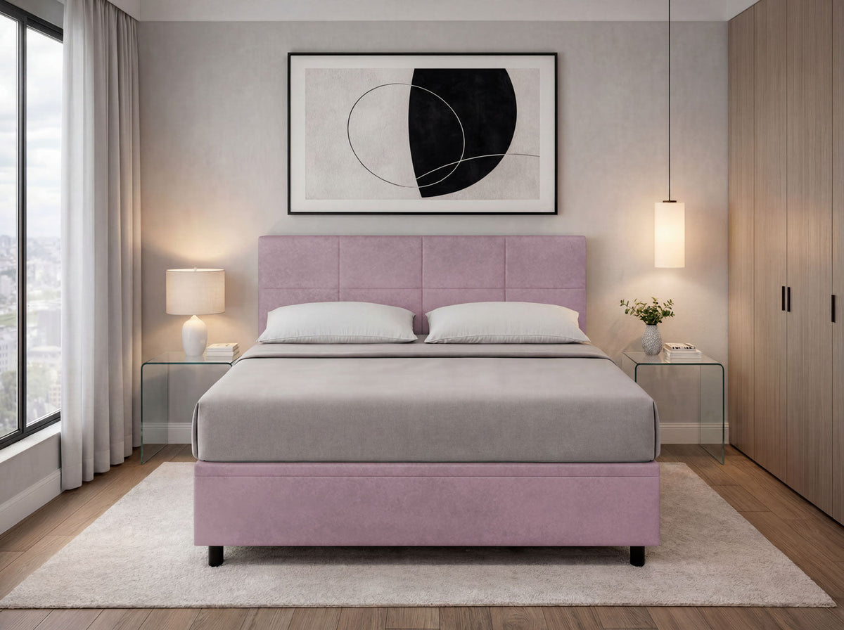 Letto Scrigno Glicine – Contenitore Imbottito, Testata a Scelta - JoyShop Materassi 7