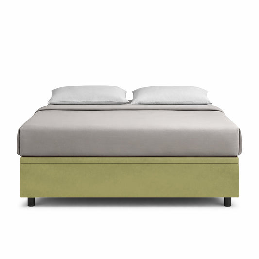 Letto Scrigno Tè Verde – Contenitore Imbottito, Testata a Scelta - JoyShop Materassi 1