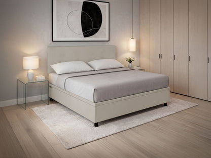 Letto Scrigno Tortora – Contenitore Imbottito, Testata a Scelta - JoyShop Materassi 15