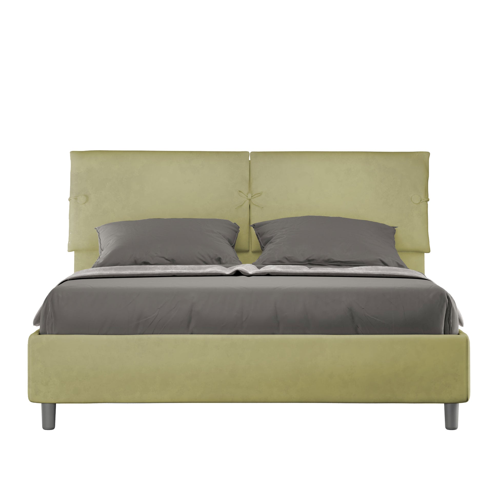 Letto Sogno Verde - vista sfondo bianco