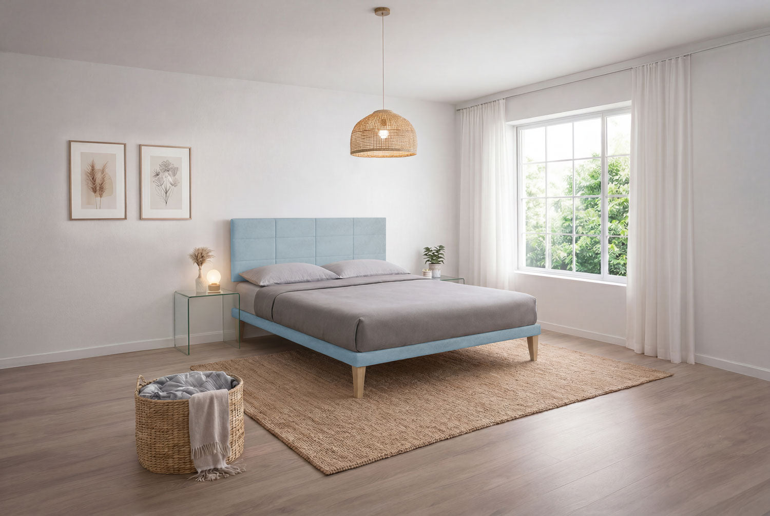 Testata Square Azzurro - dettaglio