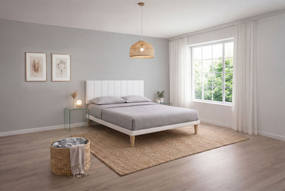 Letto Trama Bianco testata Vertical - dettaglio