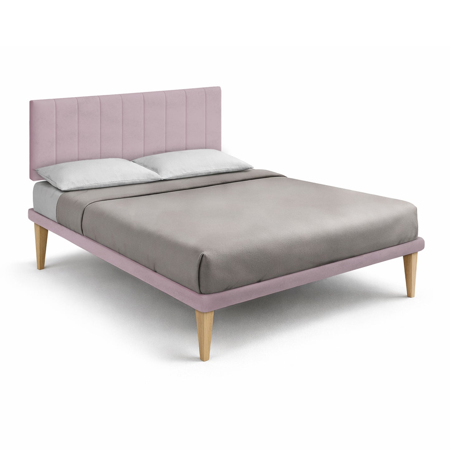 Letto Trama Glicine testata Vertical - vista frontale