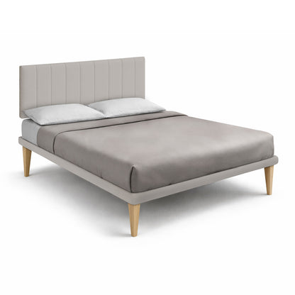 Letto Trama Tortora testata Vertical - vista frontale