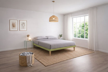 Letto Trama Tè Verde senza testata - dettaglio