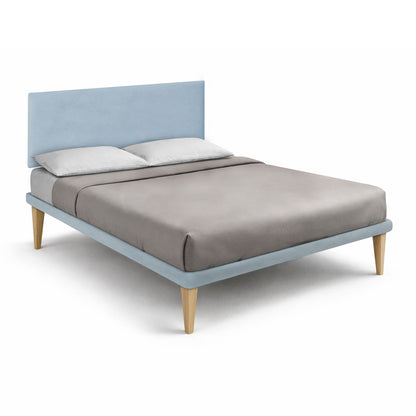 Letto Trama Azzurro – Rete Rivestita, Testata a Scelta - JoyShop Materassi 14