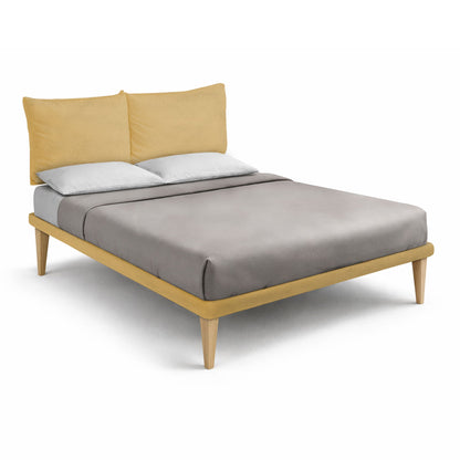 Letto Trama Ocra – Rete Rivestita, Testata a Scelta - JoyShop Materassi 17