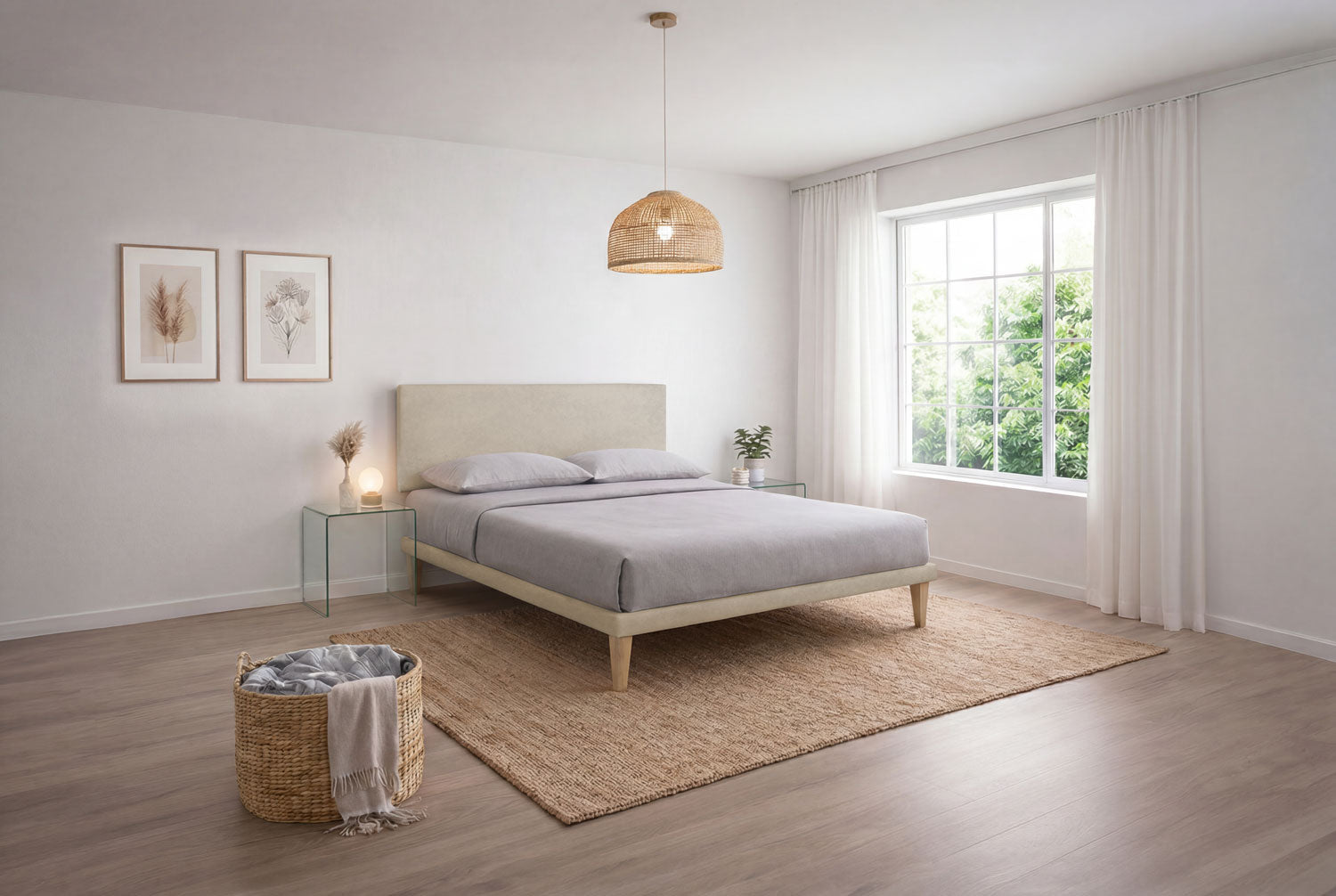 Letto Trama Sabbia – Rete Rivestita, Testata a Scelta - JoyShop Materassi 15