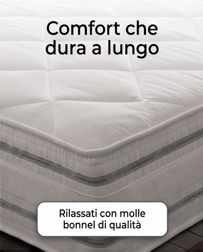 Materasso a Molle Box Ignifugo Certificato Classe 1 IM H26 cm - 80x190 Singolo standard - JoyShop Materassi