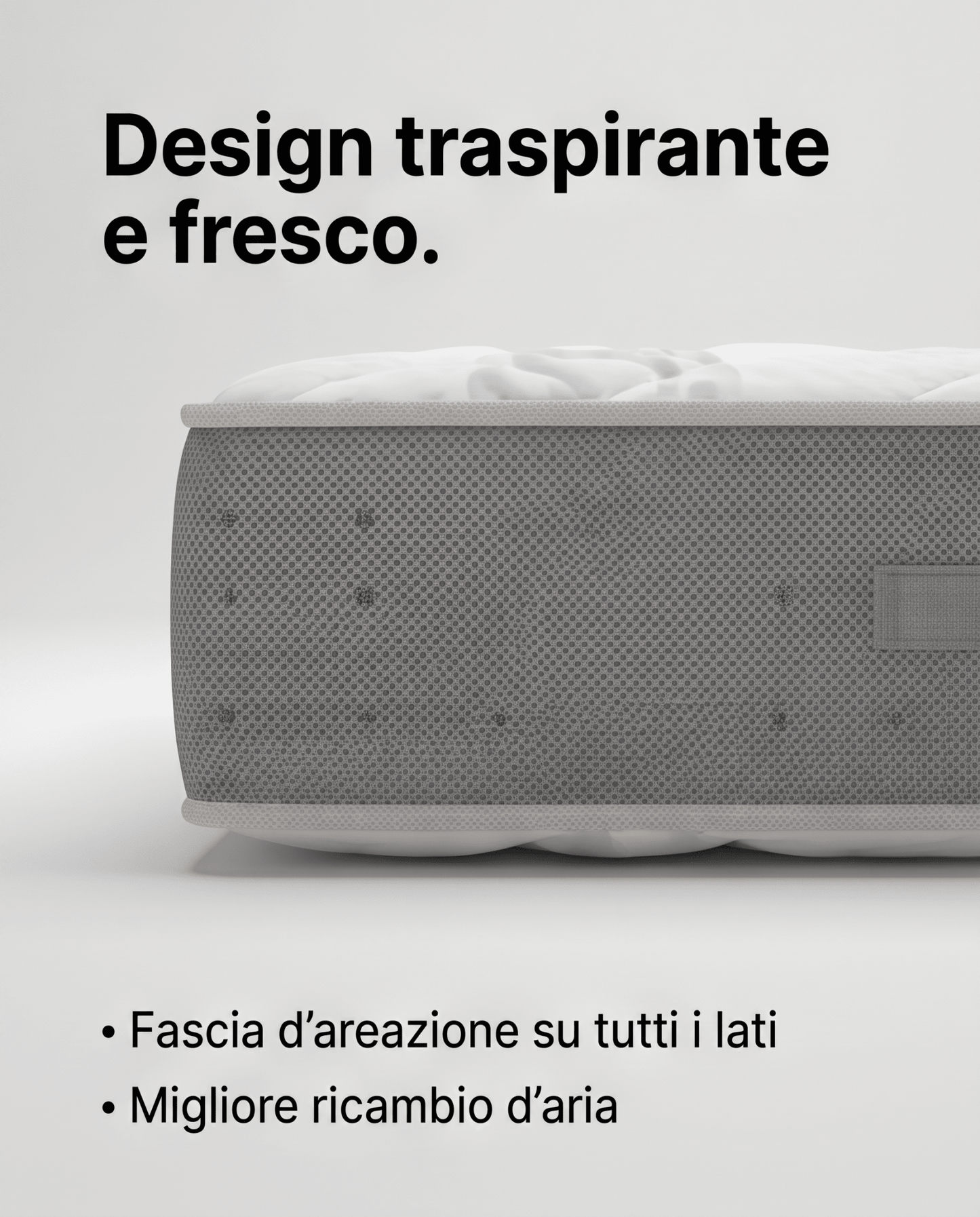 Materasso in memory alto 28 cm con tessuto anallergico Traspirante e fresco - CATERINA H28 - 80x190 Singolo standard - JoyShop Materassi